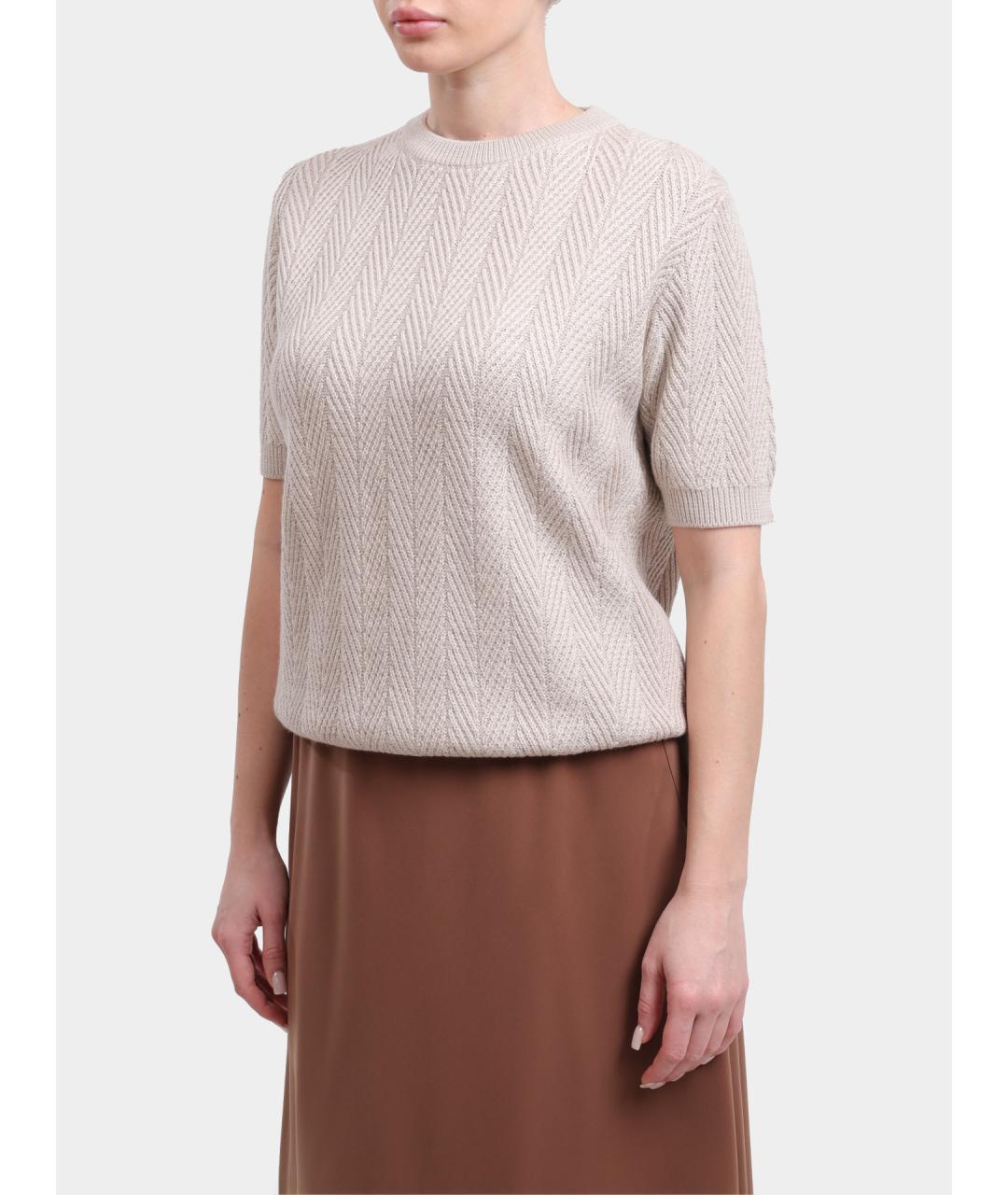 HERNO Бежевый джемпер / свитер, фото 3