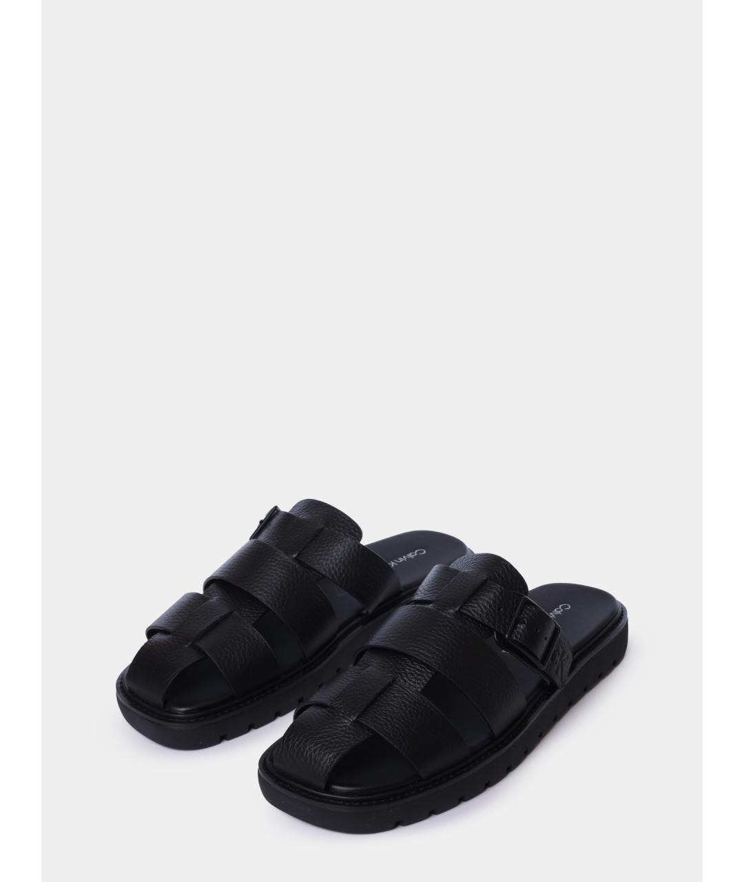 CALVIN KLEIN Черные сандалии, фото 2