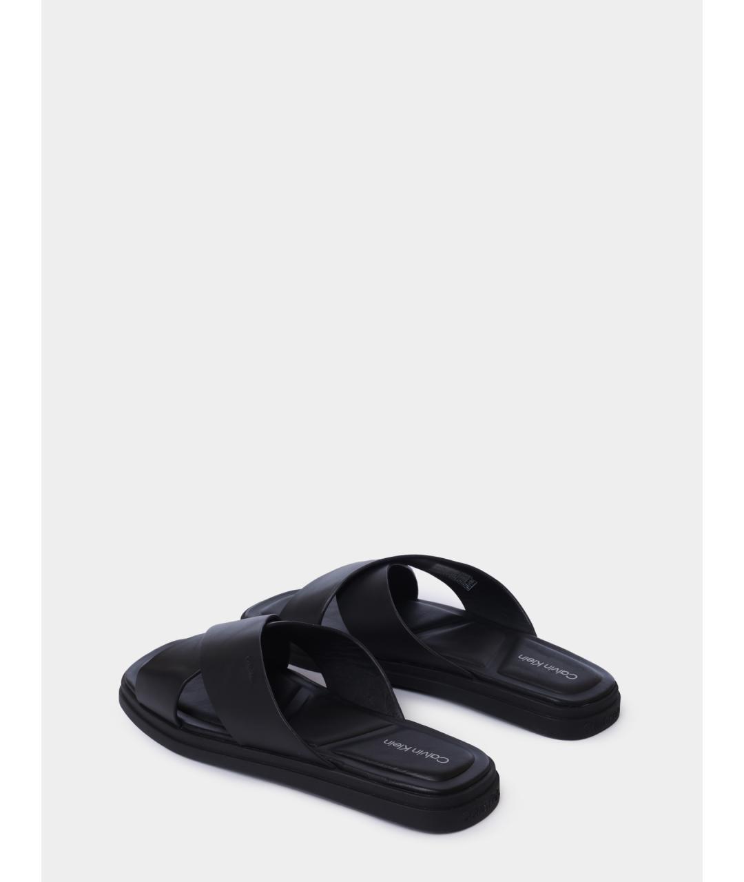 CALVIN KLEIN Черные шлепанцы, фото 5