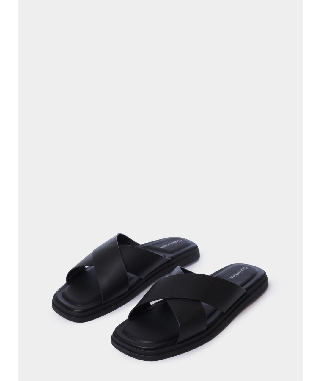CALVIN KLEIN Черные шлепанцы, фото 2