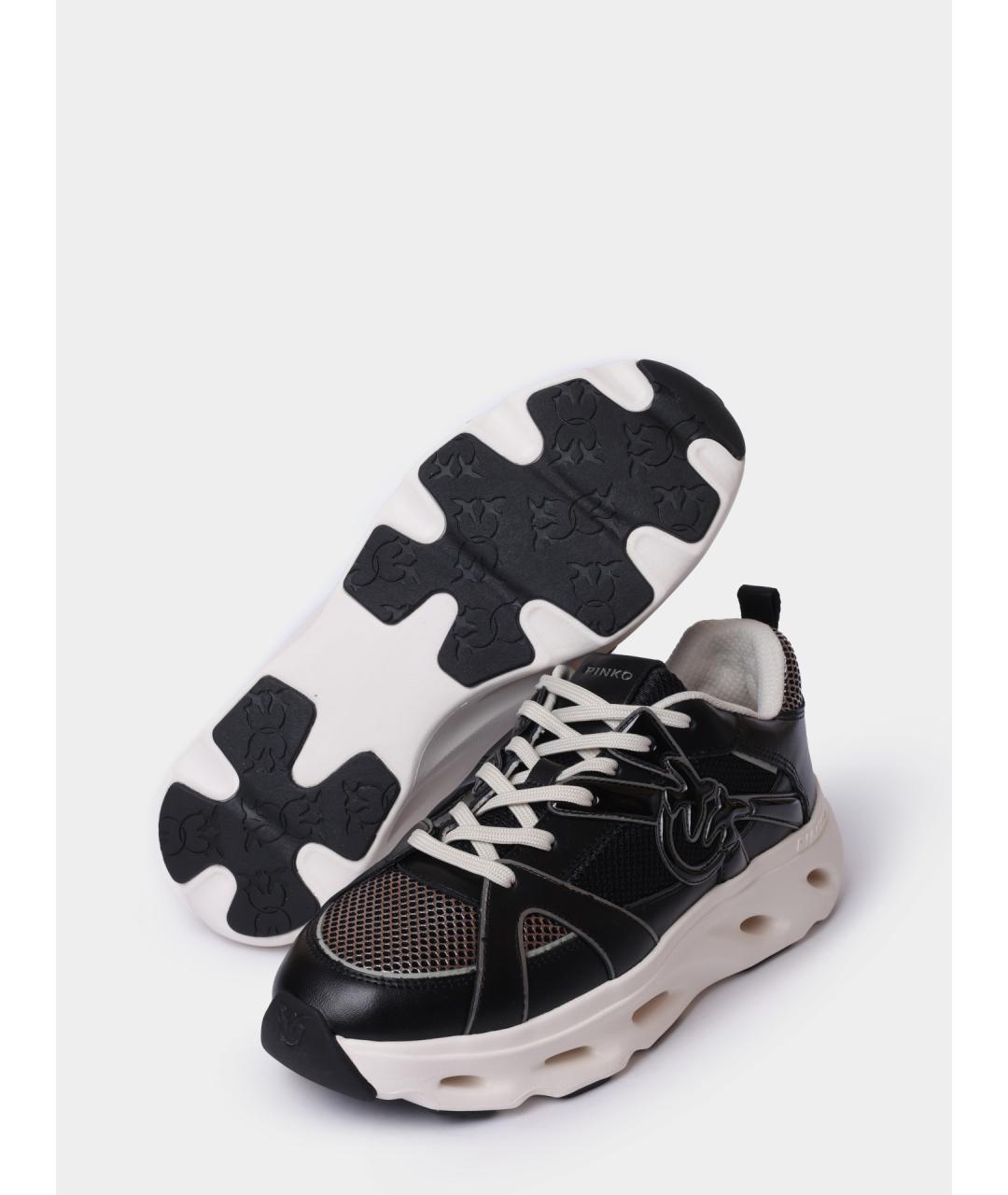 PINKO Черные кеды, фото 4