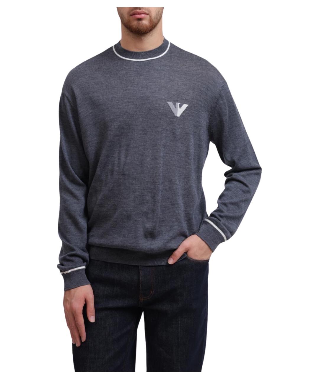 EMPORIO ARMANI Шерстяной джемпер / свитер, фото 1