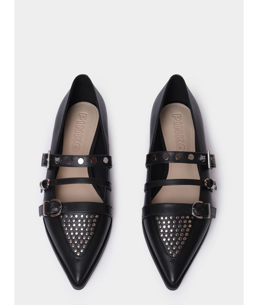 PINKO Черные балетки, фото 3