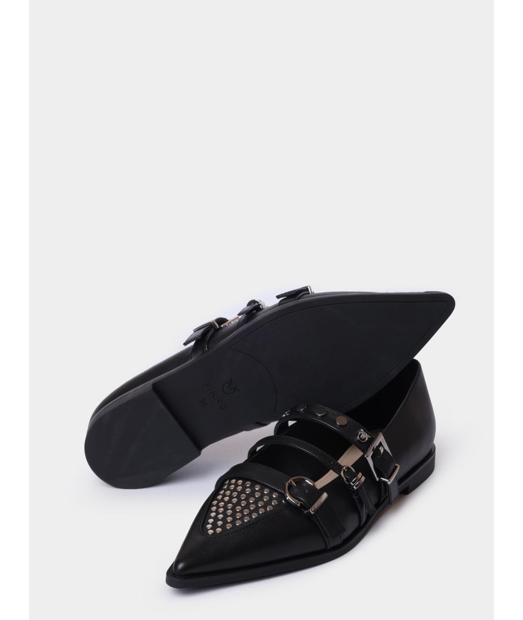 PINKO Черные балетки, фото 4