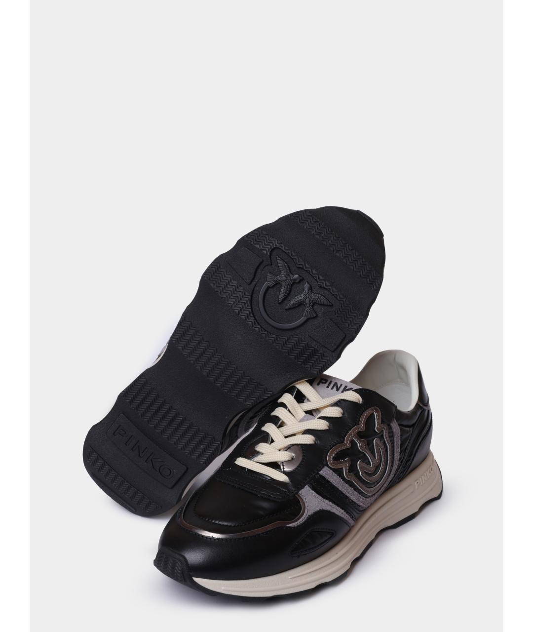 PINKO Черные кроссовки, фото 4