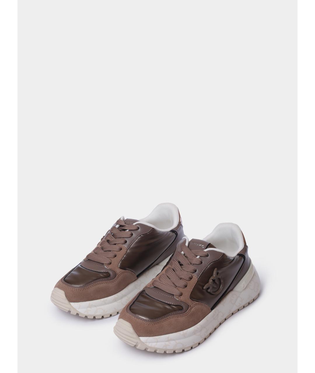 PINKO Коричневые кеды, фото 2