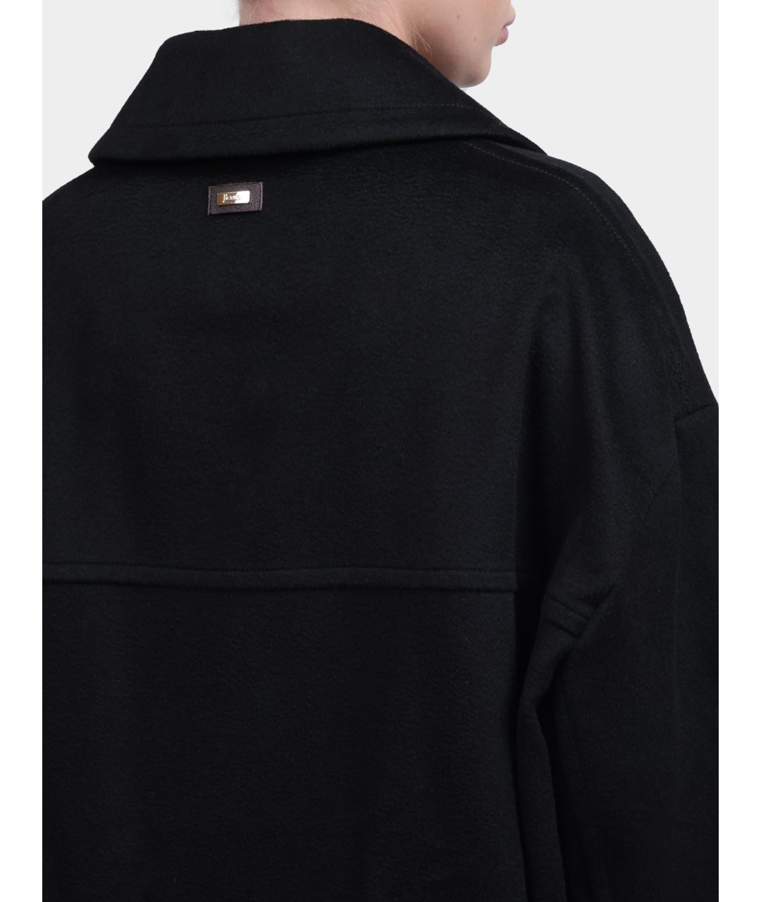 HERNO Черное пальто, фото 4