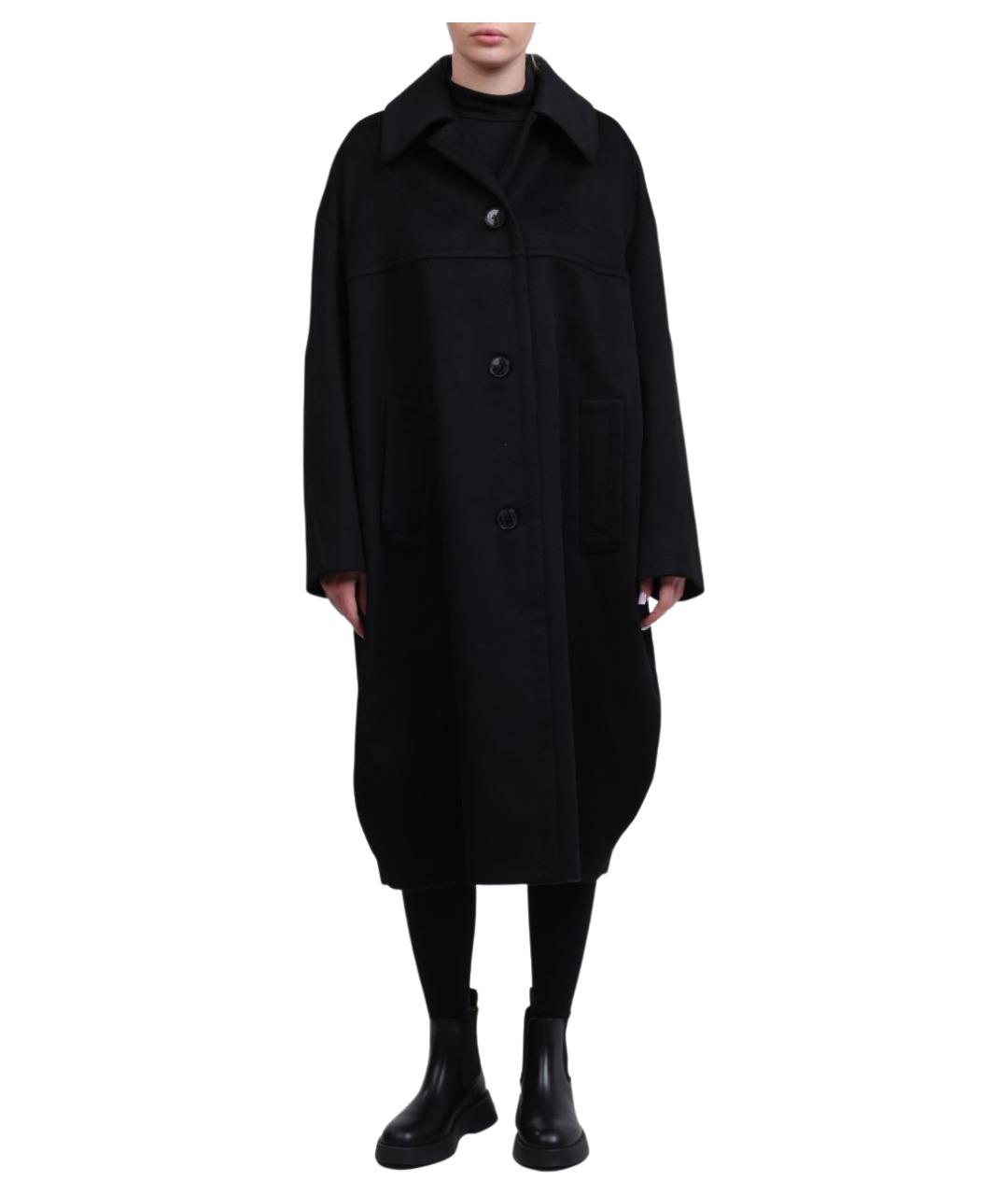HERNO Черное пальто, фото 1