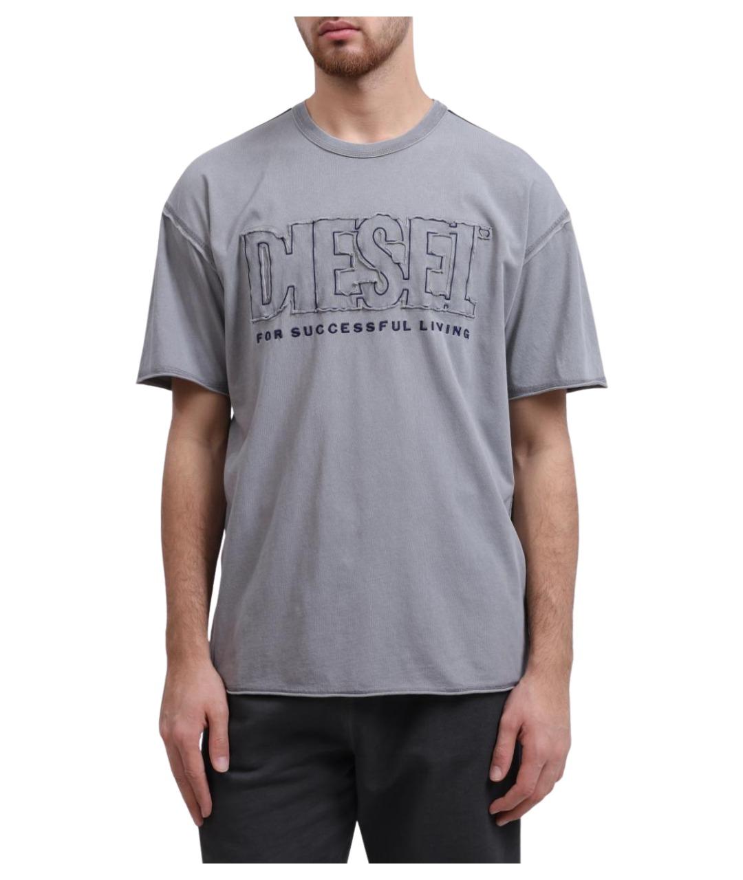 DIESEL Хлопковая футболка, фото 1