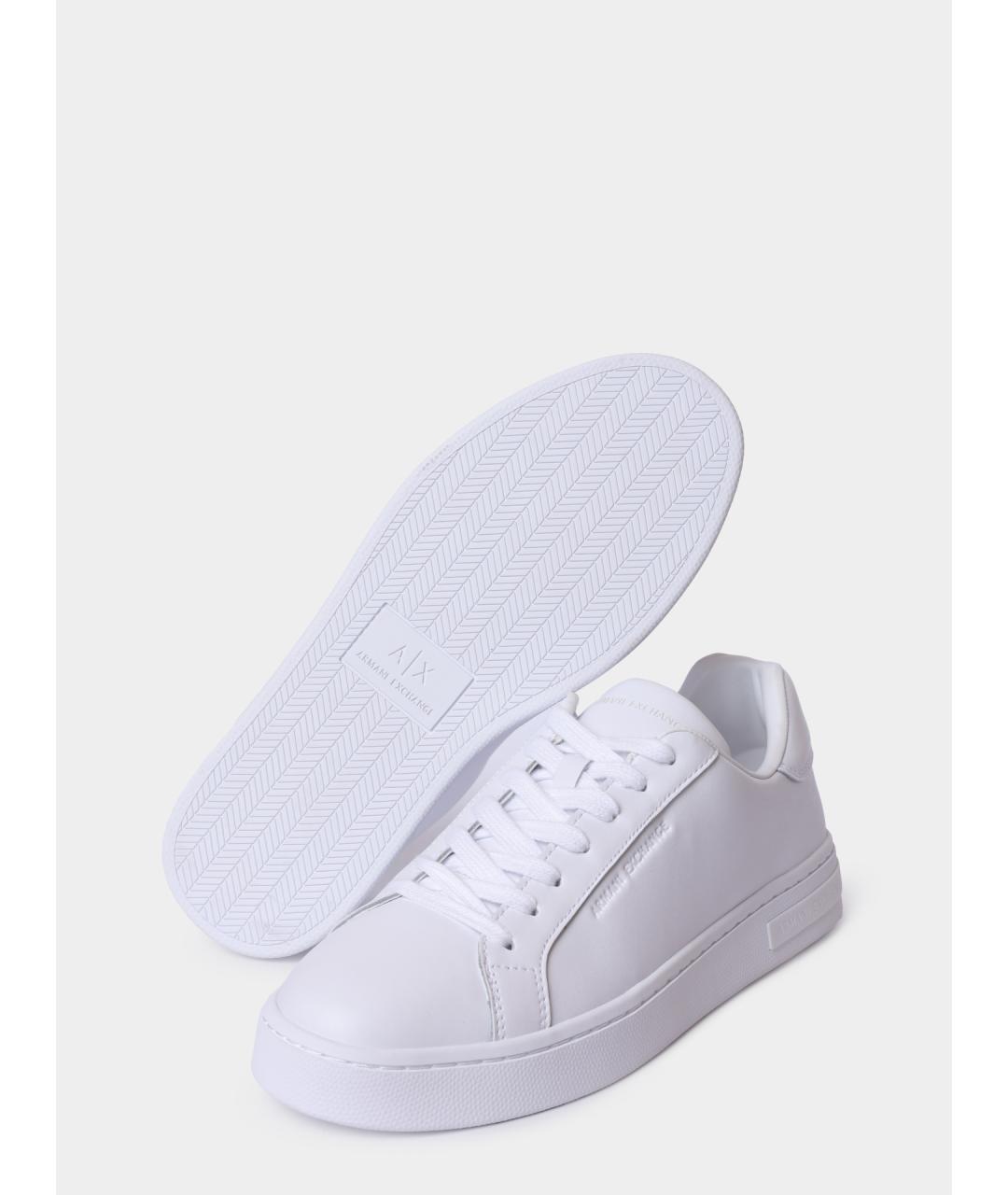 ARMANI EXCHANGE Белые низкие кроссовки / кеды, фото 5