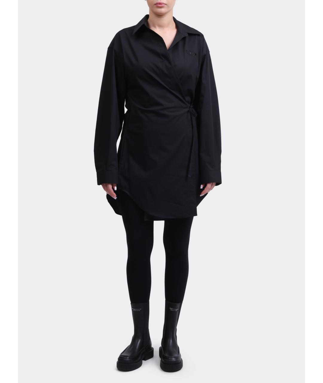 DIESEL Черное повседневное платье, фото 2