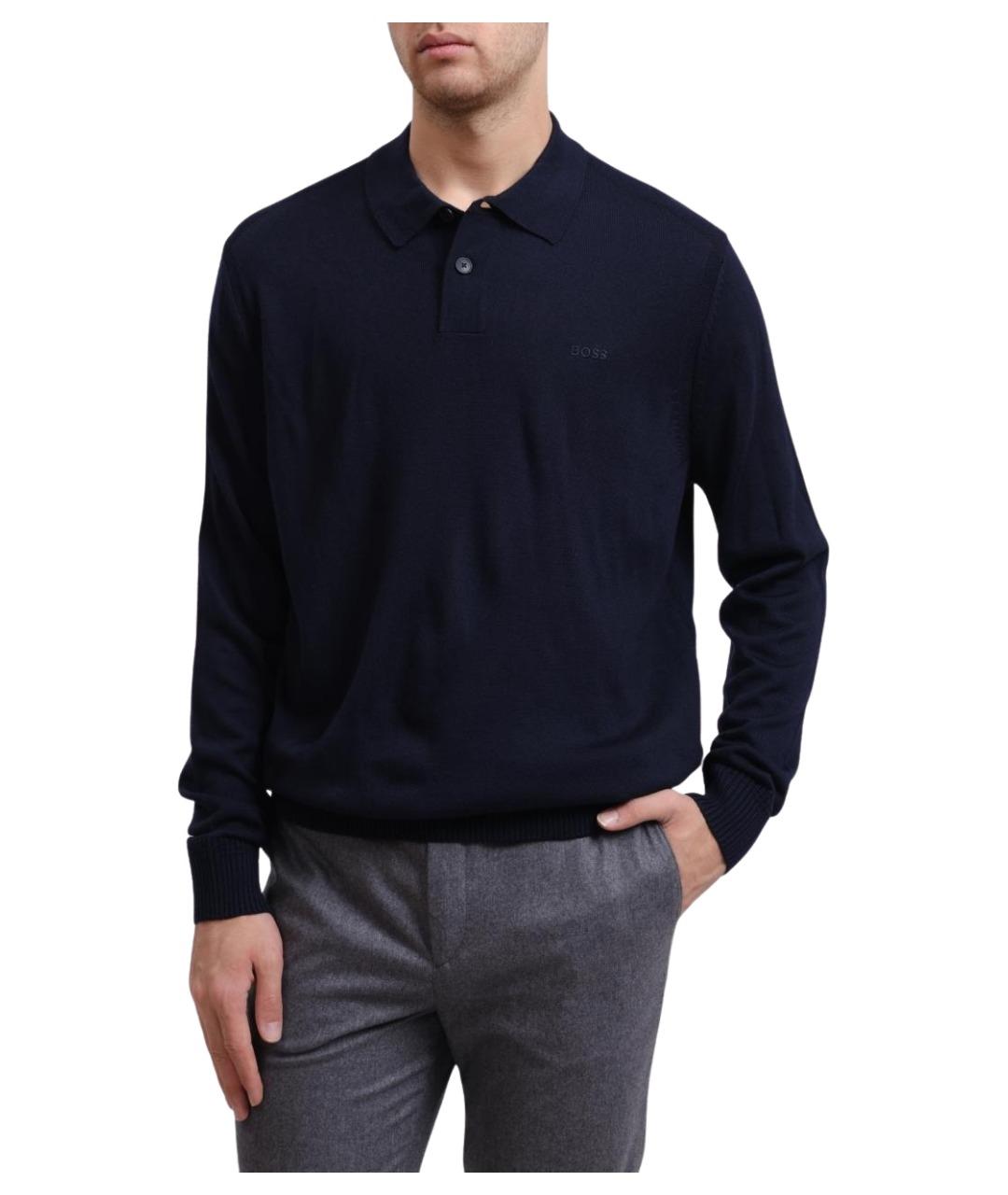 HUGO BOSS Темно-синий джемпер / свитер, фото 1