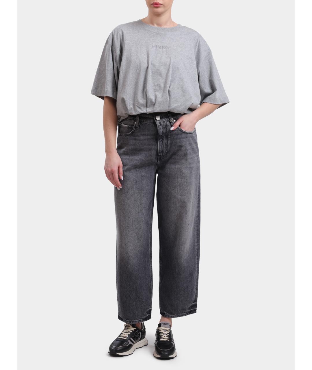 PINKO Серая футболка, фото 2