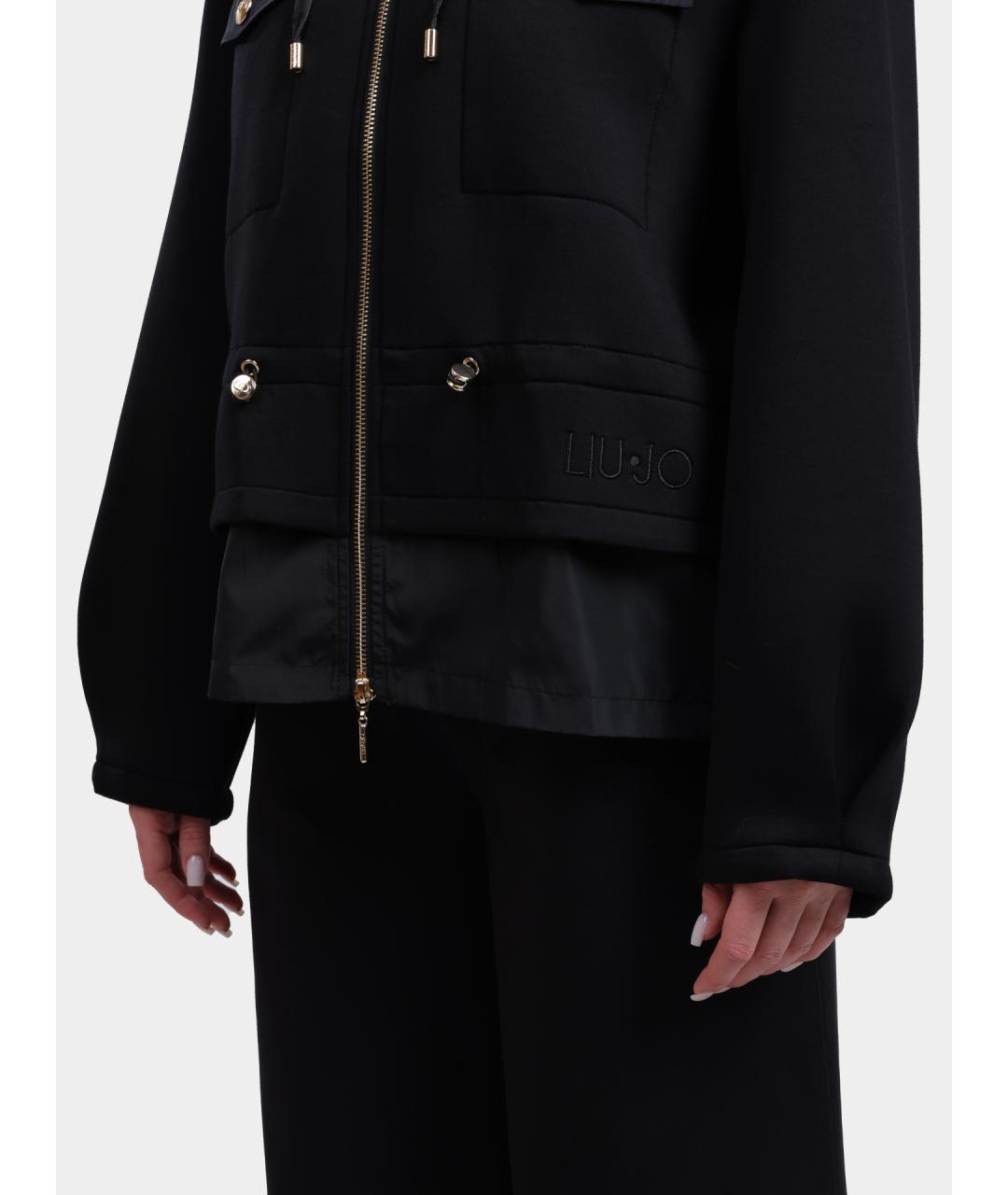 LIU JO Черная куртка, фото 4