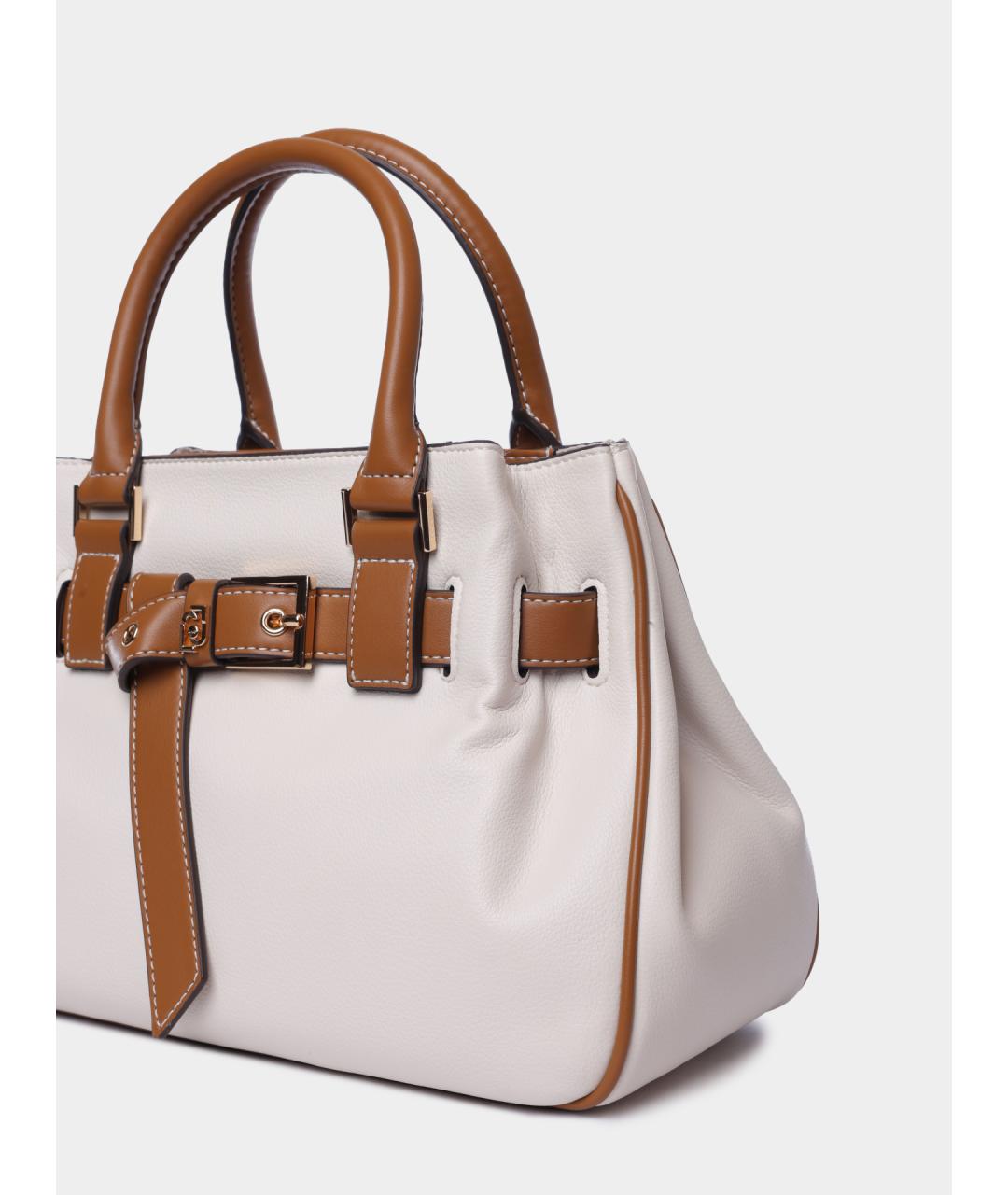 LIU JO Белая сумка через плечо, фото 4