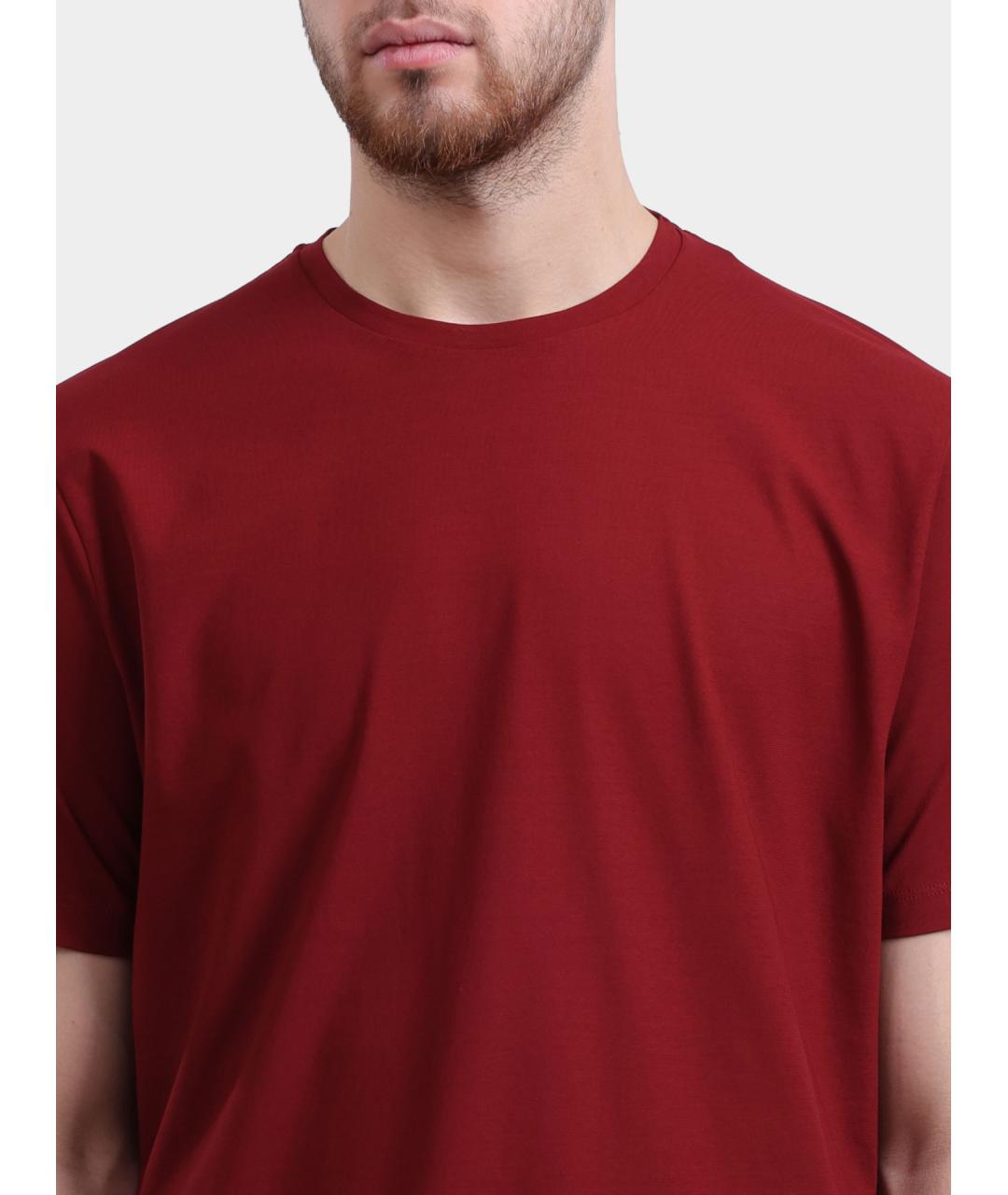 HERNO Красная хлопковая футболка, фото 3