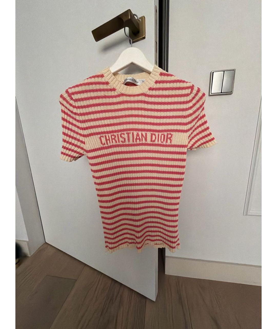 CHRISTIAN DIOR Вискозная футболка, фото 4