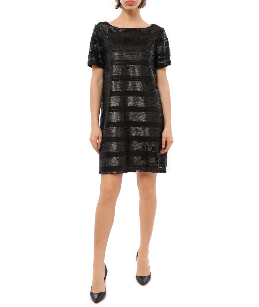 ARMANI EXCHANGE Черное повседневное платье, фото 2