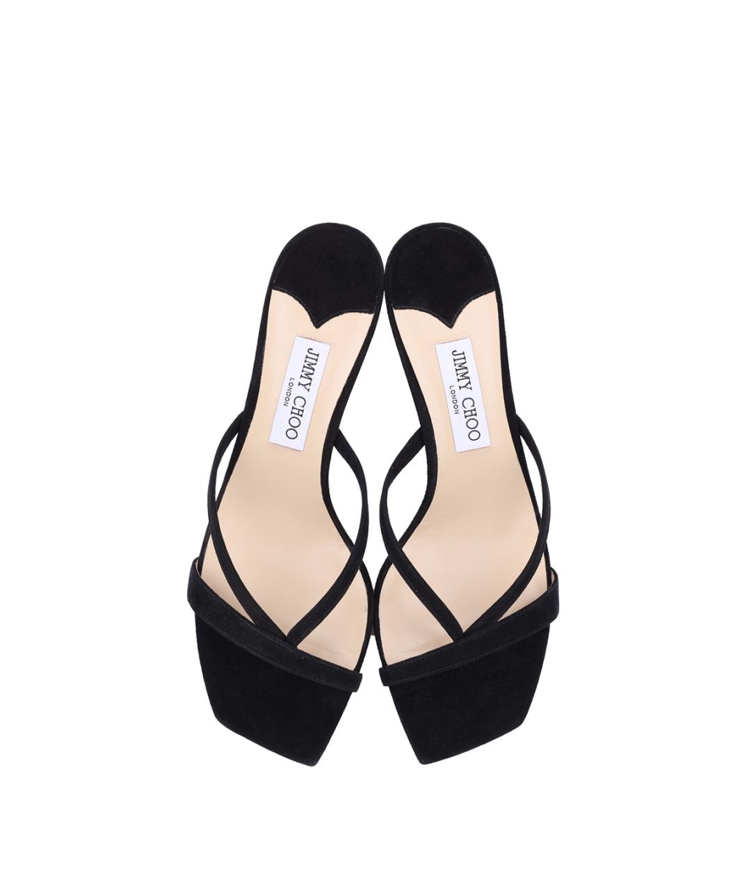 JIMMY CHOO Черные мюли, фото 4