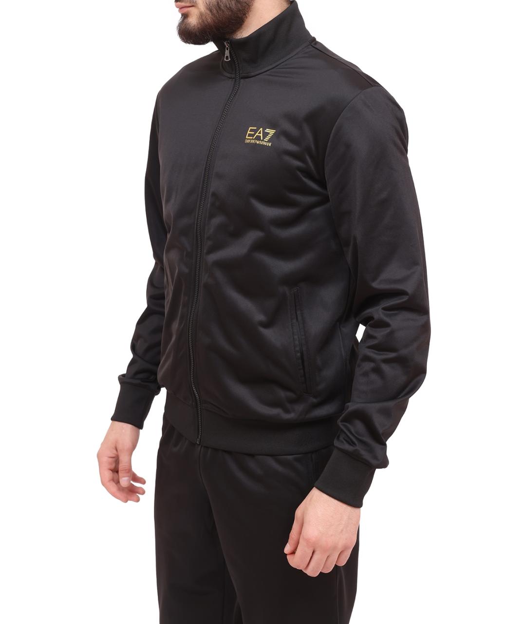 EA7 Черный повседневный костюм, фото 3