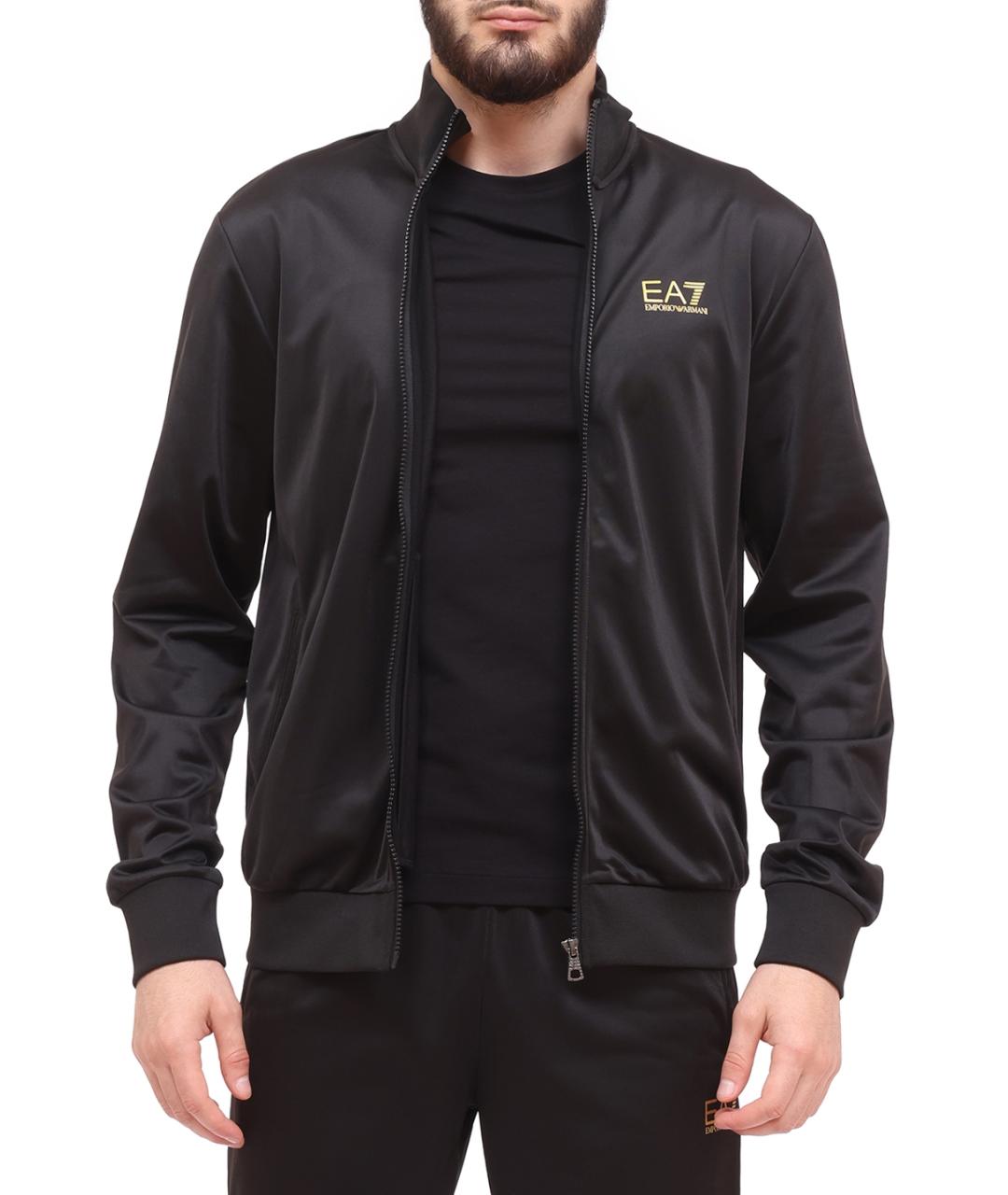 EA7 Черный повседневный костюм, фото 2