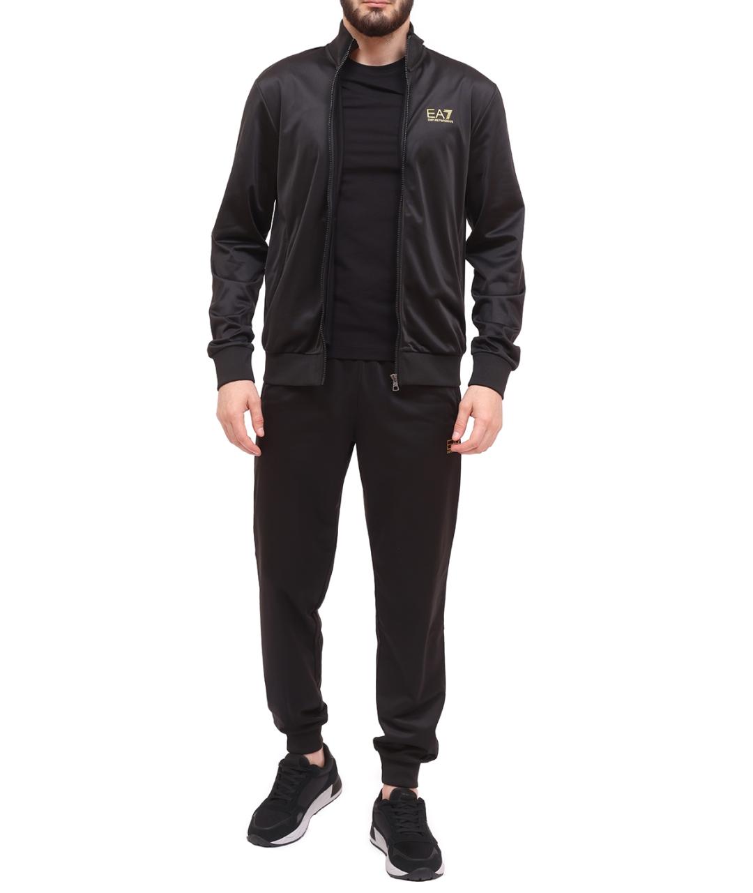 EA7 Черный повседневный костюм, фото 1