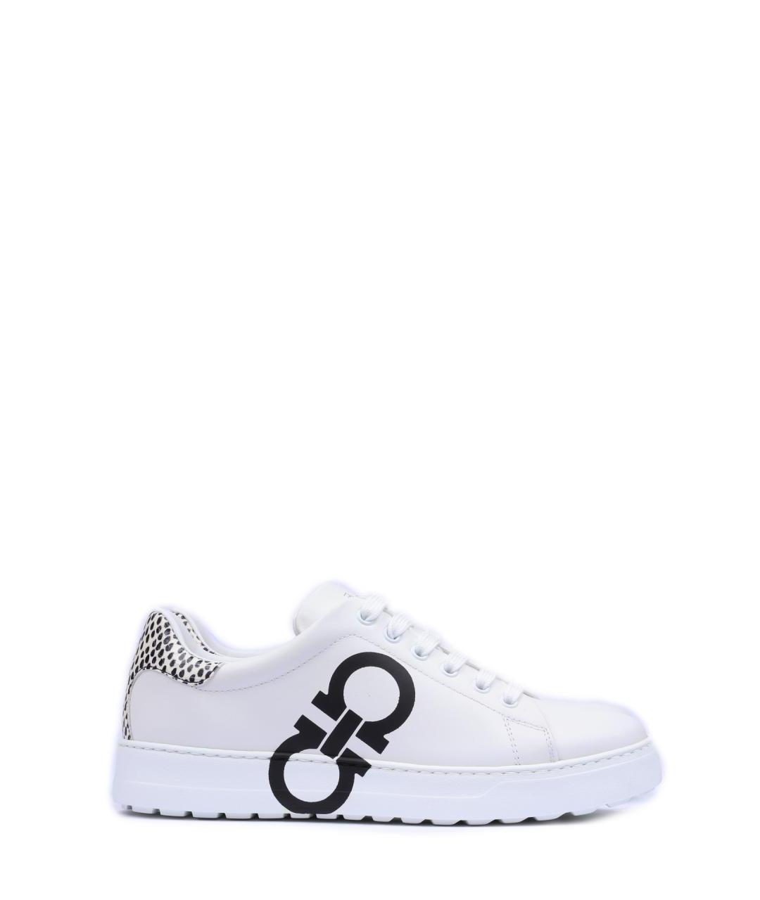 FERRAGAMO Белые кеды, фото 1