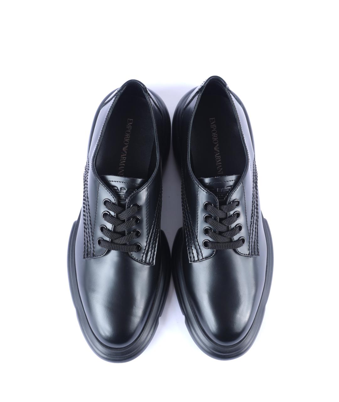 EMPORIO ARMANI Кожаные ботинки, фото 4