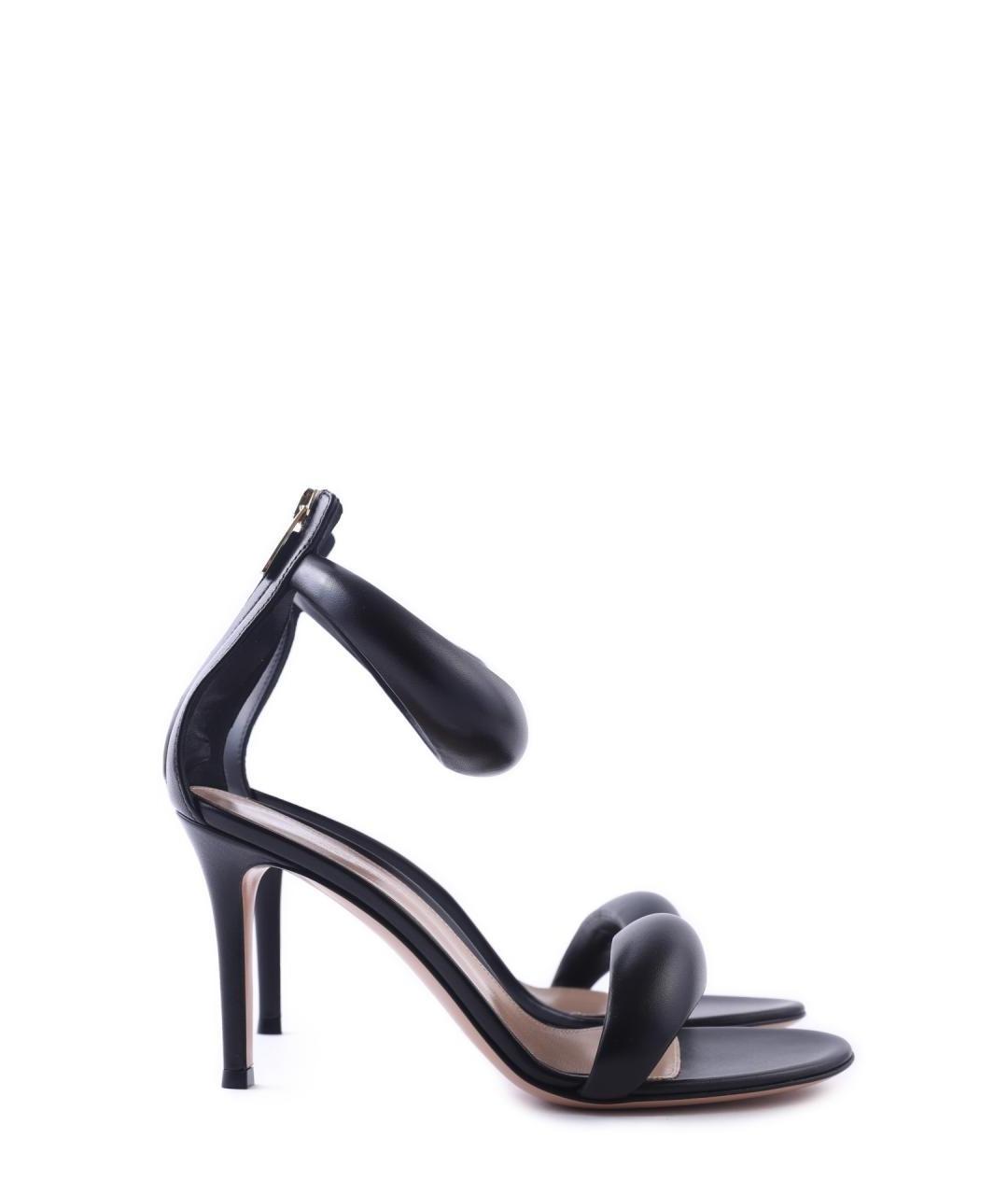 GIANVITO ROSSI Черные босоножки, фото 1