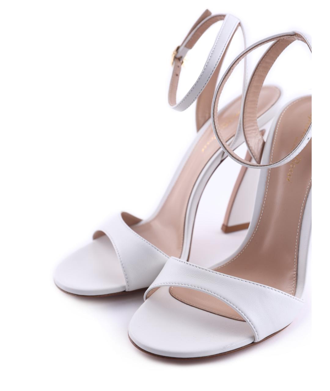 GIANVITO ROSSI Кожаные босоножки, фото 5