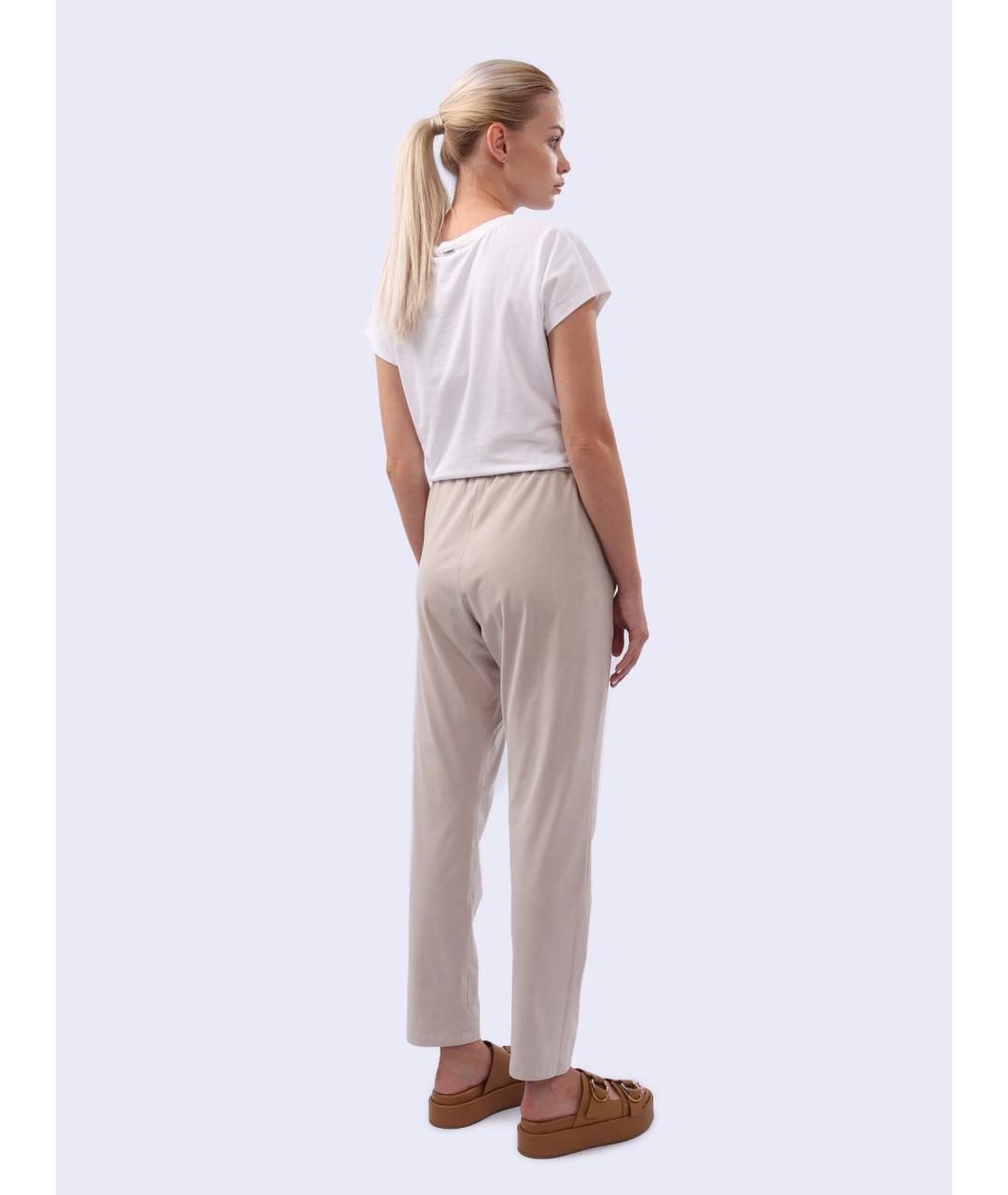 HERNO Белые прямые брюки, фото 6