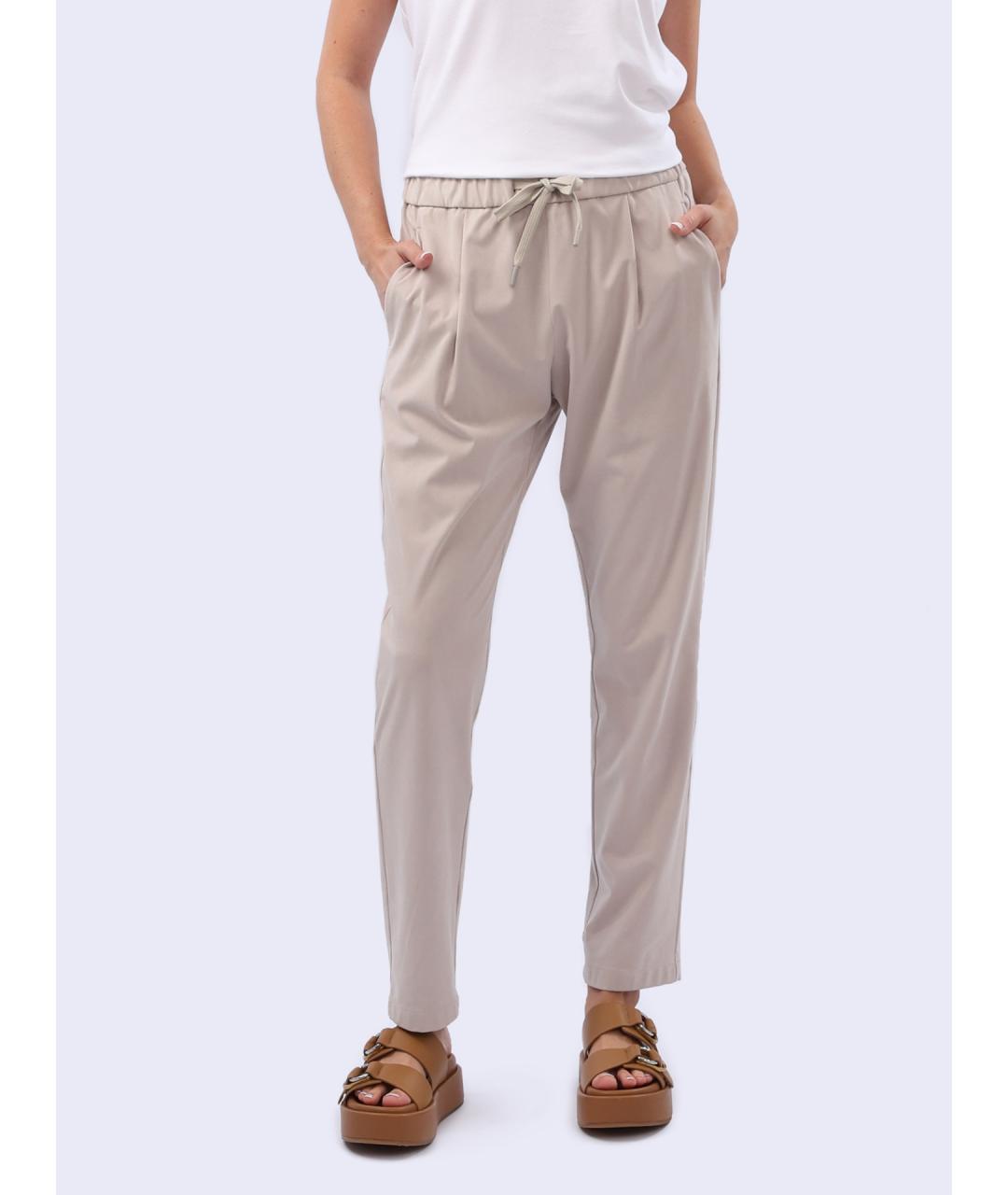 HERNO Белые прямые брюки, фото 7