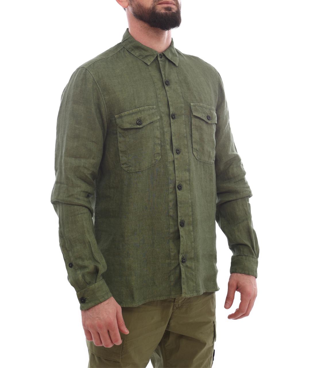 STONE ISLAND Льняная кэжуал рубашка, фото 6