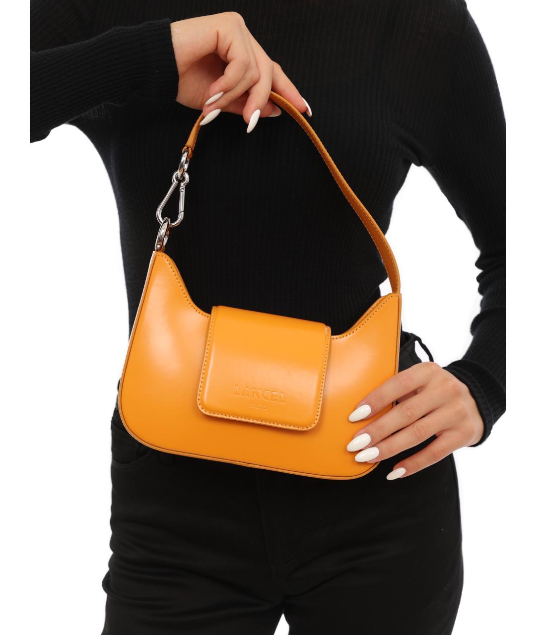 LANCEL Кожаная сумка через плечо, фото 6