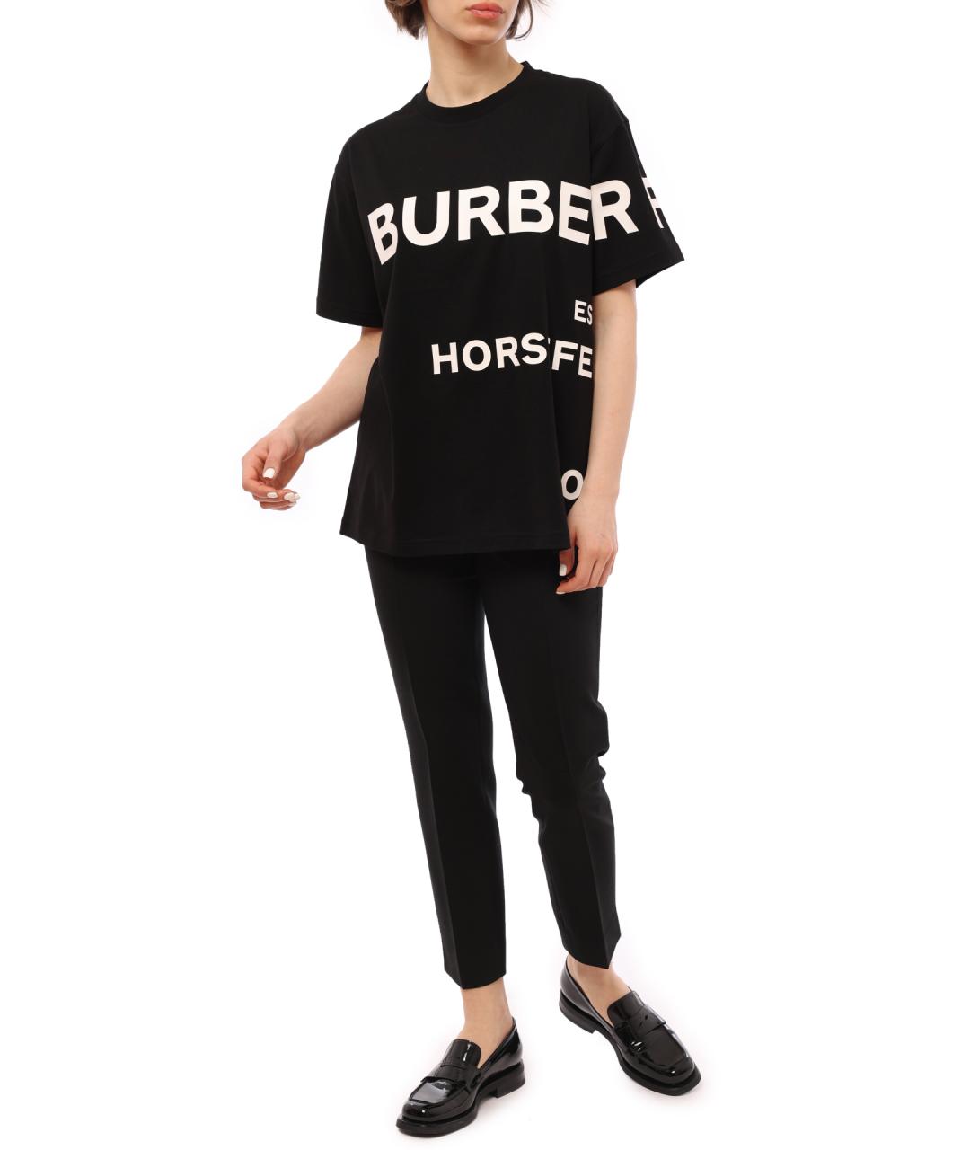 BURBERRY Хлопковая футболка, фото 2