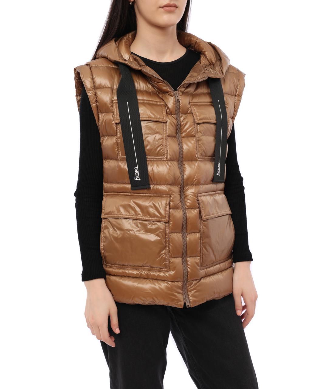HERNO Полиамидовый жилет, фото 4