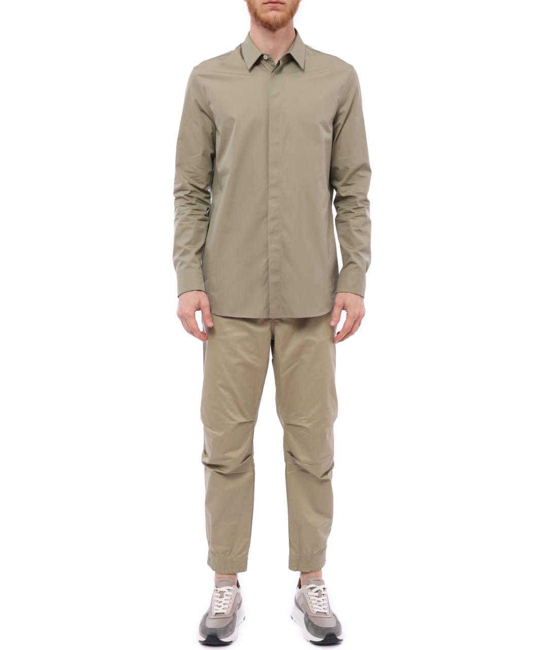 JIL SANDER Хлопковая кэжуал рубашка, фото 2