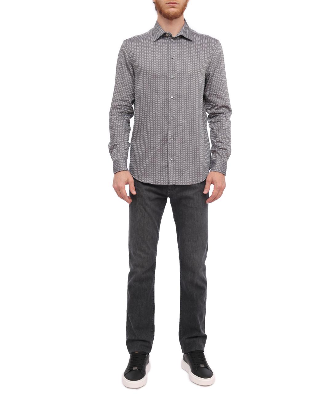 EMPORIO ARMANI Мульти кэжуал рубашка, фото 2