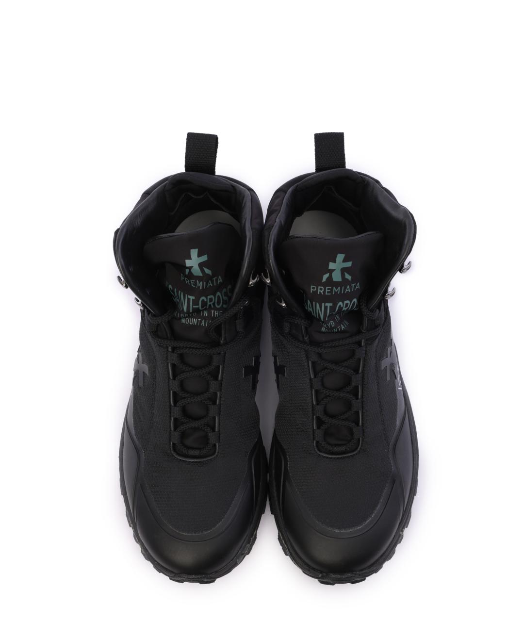 PREMIATA Черные высокие кроссовки / кеды, фото 4