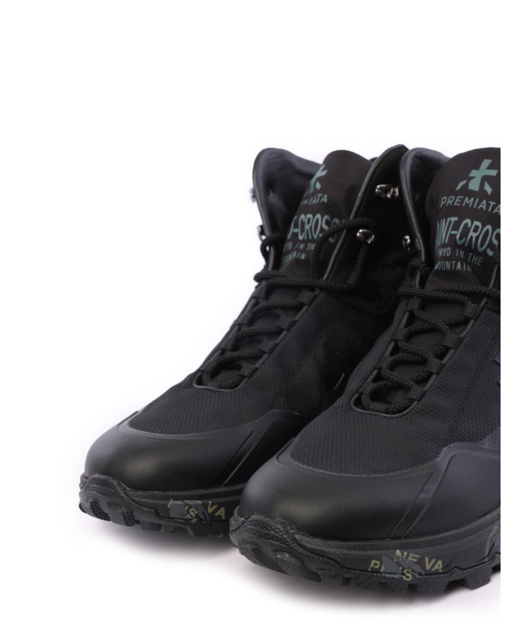 PREMIATA Черные высокие кроссовки / кеды, фото 5