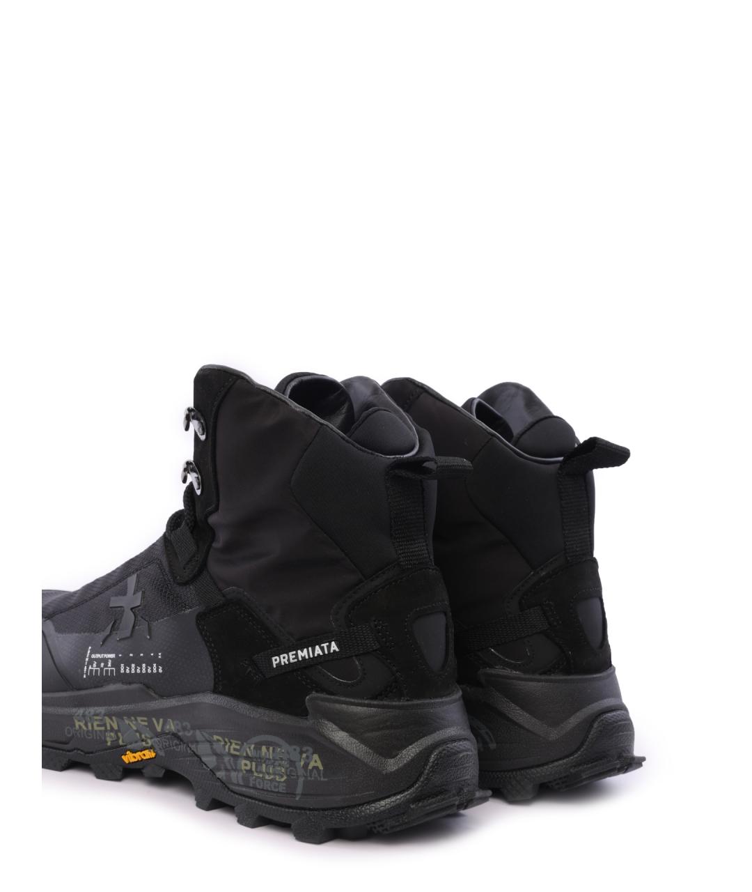 PREMIATA Черные высокие кроссовки / кеды, фото 6