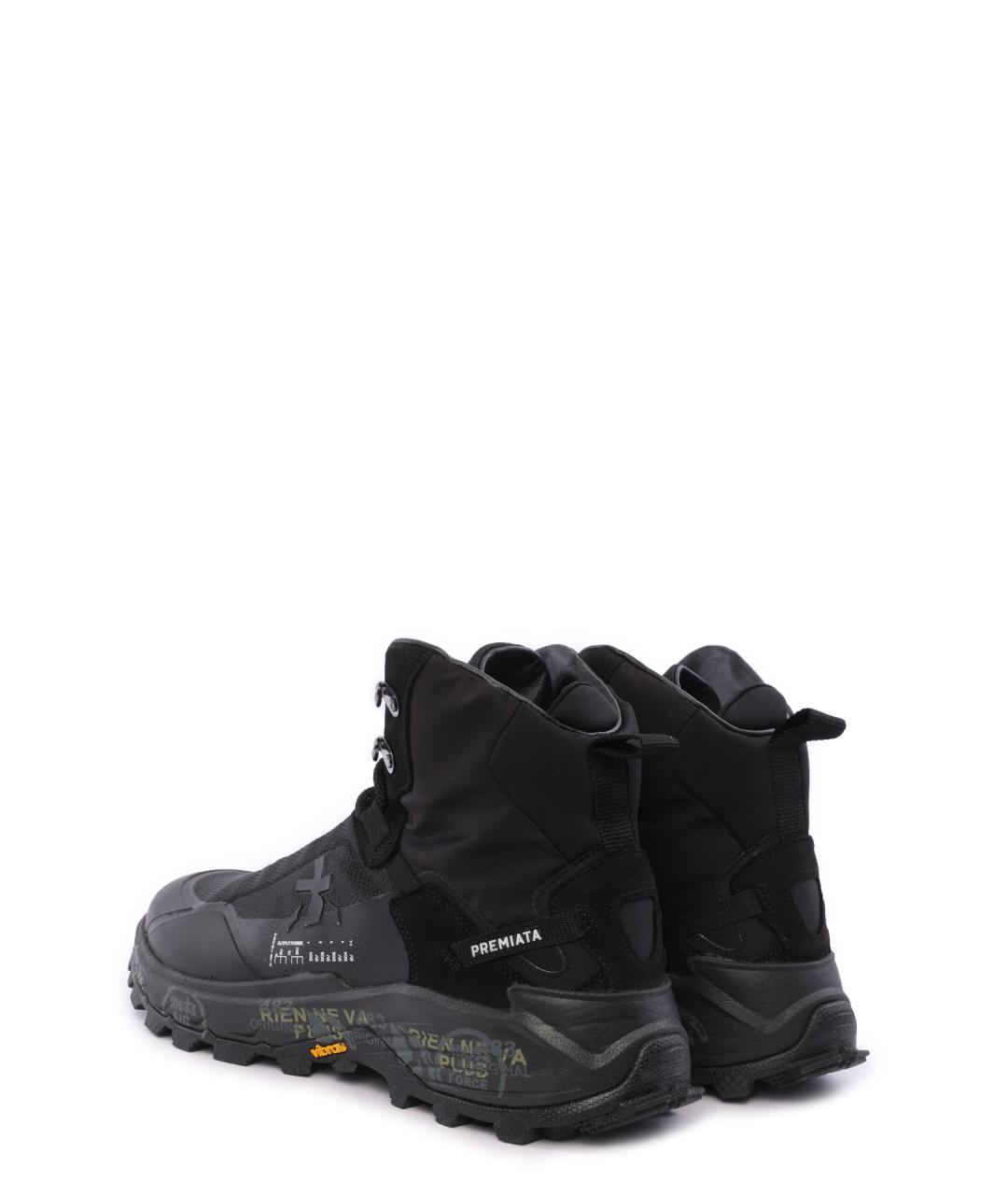 PREMIATA Черные высокие кроссовки / кеды, фото 3