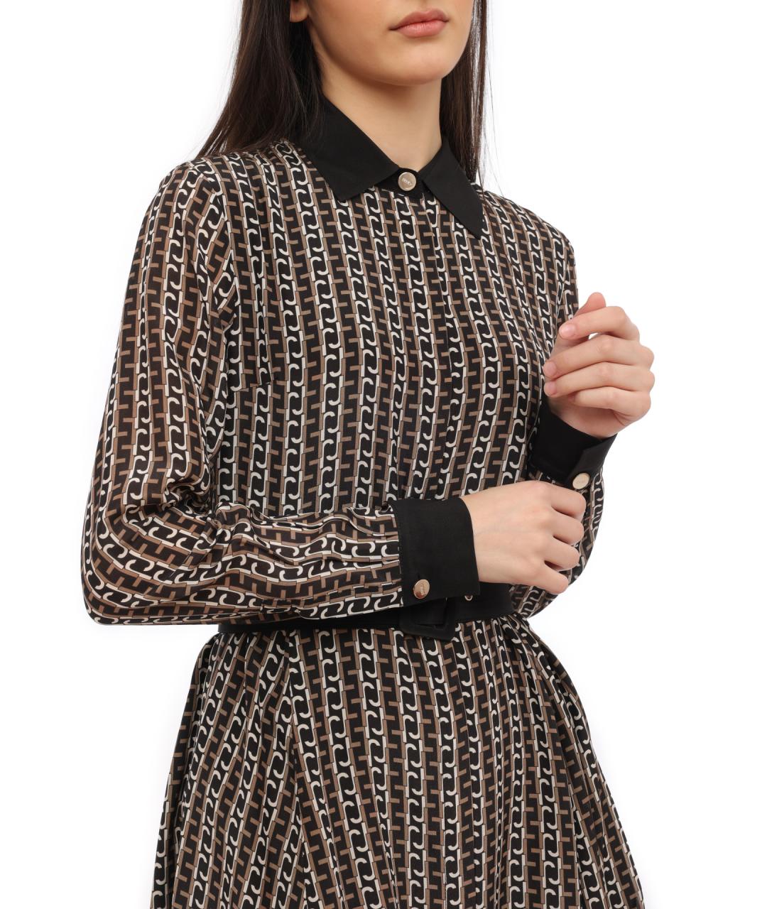 LIU JO Шелковое повседневное платье, фото 4