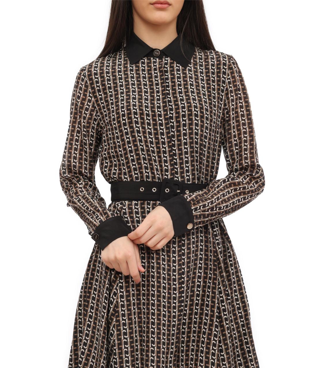 LIU JO Шелковое повседневное платье, фото 2