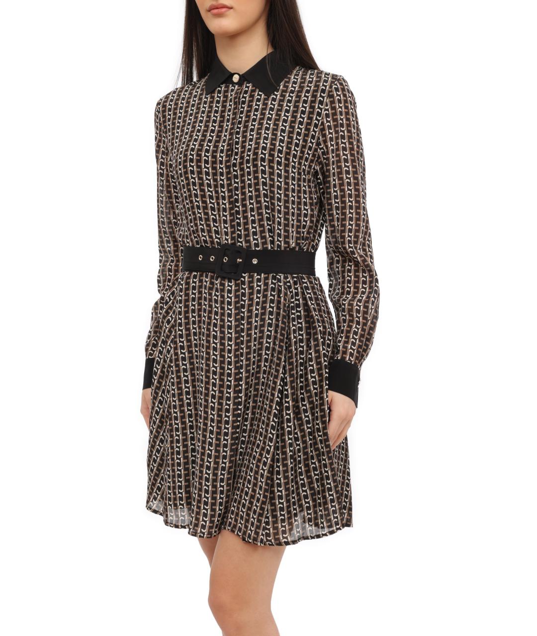 LIU JO Шелковое повседневное платье, фото 3