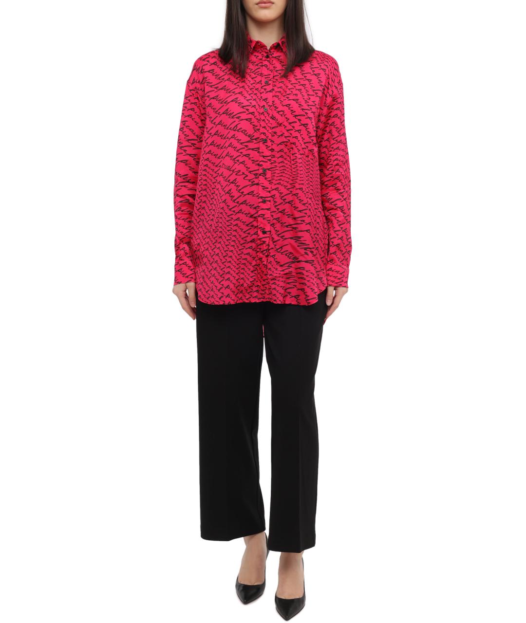 PINKO Розовая рубашка, фото 4