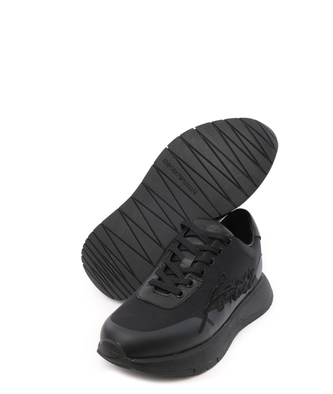 EMPORIO ARMANI Текстильные кроссовки, фото 4