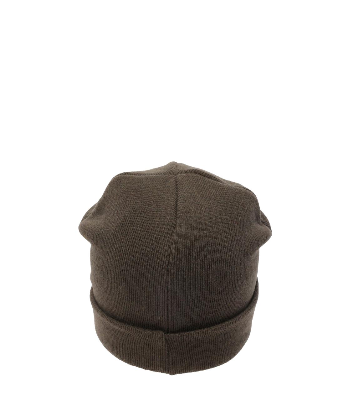 EMPORIO ARMANI Коричневая шапка, фото 4