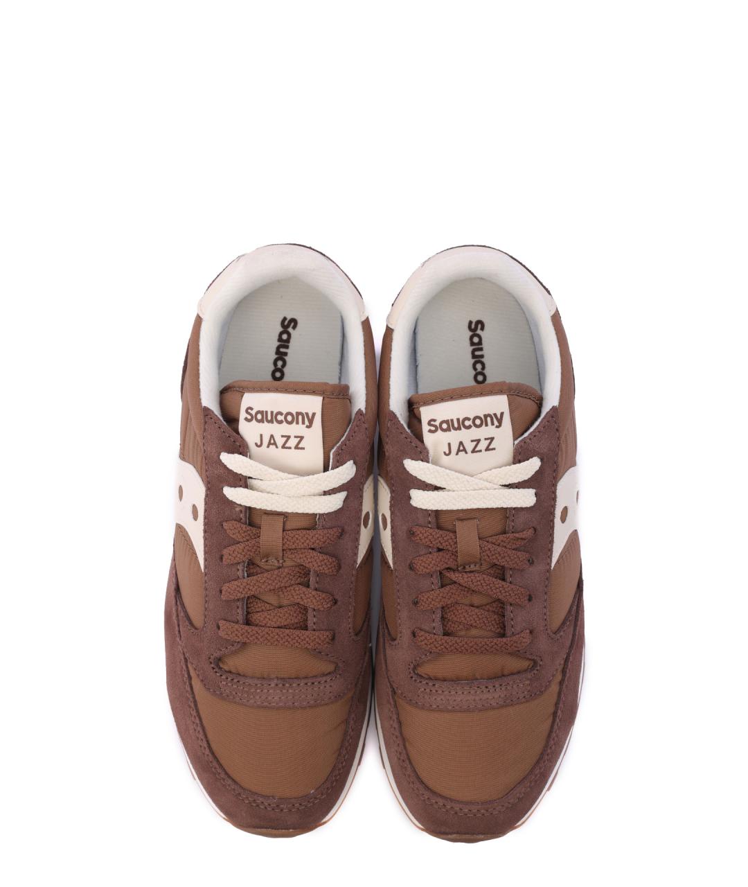 SAUCONY Коричневые замшевые низкие кроссовки / кеды, фото 5