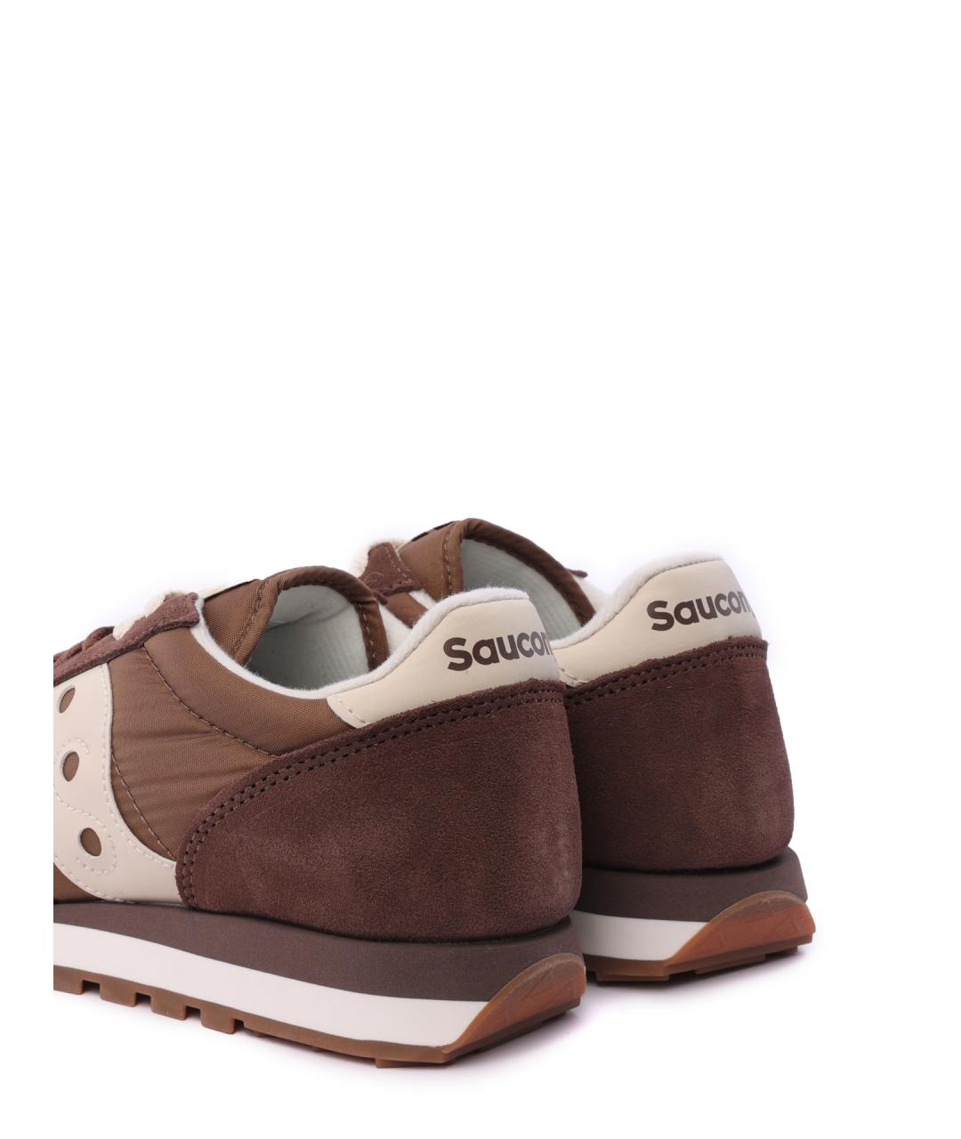 SAUCONY Коричневые замшевые низкие кроссовки / кеды, фото 6